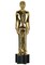 Party Central Club Pack of 12 Gold Movie Award Night Jointed Male Statuette Cutout Party Decors 66"